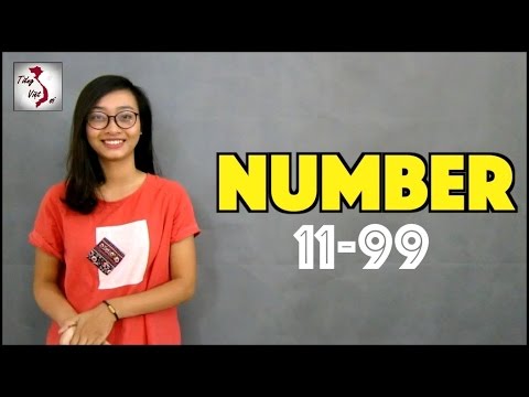 Learn Vietnamese with Tieng Viet Oi - Counting in Vietnamese 11-99
