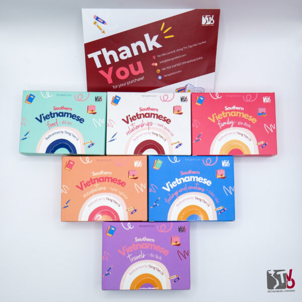 Exclusive Deal! All 9 Vietnamese Flashcards Combo - Tieng Viet Oi