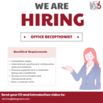 TVO is looking for an enthusiastic receptionist for our Hanoi Office! (Part-time) 02/2024