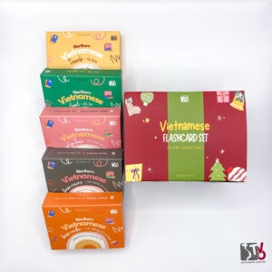 Special Xmas Gift Set of 5 Vietnamese Flashcards - Tieng Viet Oi