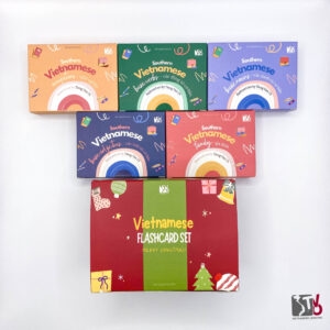 Special Xmas Gift Set of 5 Vietnamese Flashcards - Tieng Viet Oi