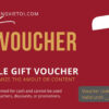 Gift voucher customize